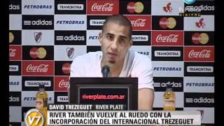 Visión Siete River también vuelve al ruedo con la incorporación de Trezeguet [upl. by Weingarten]