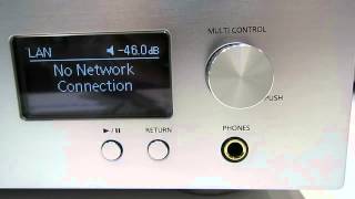 CEATEC2014速報Technicsテクニクス SUR1 Network Audio Control Playerのlook and feel [upl. by Anrahs]