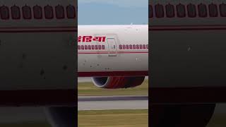 Air india landing [upl. by Leahcar]