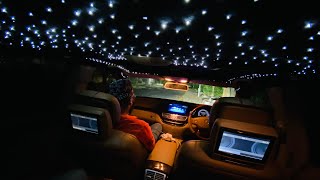 Rolls Royce Style Starlight Roof inside Mercedes😱Kya Gazab Look Aagaya [upl. by Naerol]