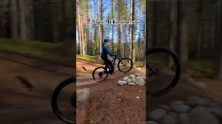 Nice jumps in trysil📍🇳🇴mtb ebike mountainbike downhill jump trysil [upl. by Tobey285]