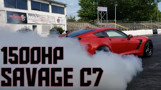 1500 HP C7 Z06 amp 4000 HP Pro Mod at the Track  Plus a 2000HP Mustang [upl. by Riggs]