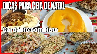 CEIA DE NATAL COMIDA DE FIM DE ANO  RECEITAS DA ROSA [upl. by Maynard]