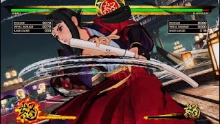 Samurai Shodown 2019  Hibiki Combos [upl. by Llenyt167]