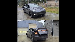 Tesla Lightshow Cyber Symphony Telsa Model Y [upl. by Heman]