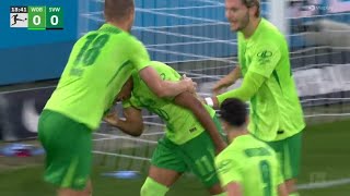 Tiago Tomas Goal  Wolfsburg vs Werder Bremen 24 Goals Results And Extended Highlights2024 [upl. by Materi]