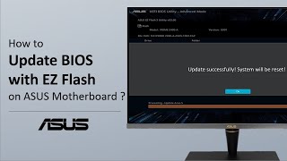 How to Update BIOS with EZ Flash on ASUS Motherboard  ASUS SUPPORT [upl. by Cleti723]