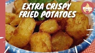 Ultimate Crispy Fried Potatoes A Crunchy Culinary Journey 🥔🍃  Pabs Kitchen [upl. by Naes378]