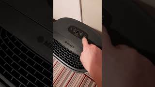 Turning on amp off night mode on a meaco dry 25l arete one dehumidifier  air purifier [upl. by Llevel]