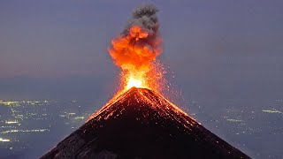 5 Stunning Volcano Eruptions Caught On Camera [upl. by Lienad]