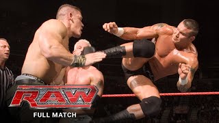 FULL MATCH Batista Michaels Cena amp Undertaker vs Edge Orton MVP amp Mr Kennedy Raw Feb 15 2007 [upl. by Namlas536]