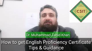 How to get an English Proficiency Certificate from University of Malakand [upl. by Madaih]