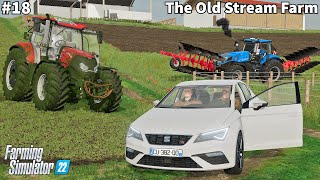 Moving amp Feeding Calves Making Hay Bales│The Old Stream│FS 22│Timelapse18 [upl. by Narok]