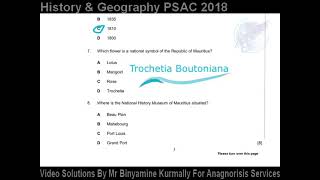 Question 1 MCQ 7 PSAC 2018 [upl. by Edac]