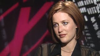 The XFiles  Gillian Anderson discusses the difference between working on a TV show and a movie [upl. by Anihsak645]