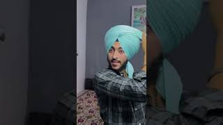 Turban shorts turbantutorial turbanstyle wmk turban lover trending viral shorts edit pagg [upl. by Enylorac991]