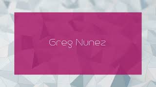 Greg Nunez  appearance [upl. by Derrej449]