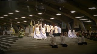 Messe du Christ Roi en la Basilique Saint Pie X LOURDES [upl. by Llahsram]