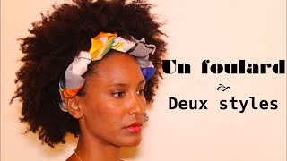 Un Foulard Deux Styles [upl. by Eiba504]