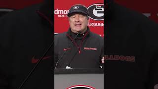 uga coach KirbySmart calls out College Football Playoff committee collegefootball [upl. by Assili]