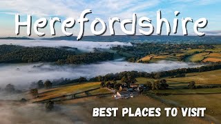 Best Things to Do in Herefordshire England  Black Hill Hereford HayonWye and Ludlow [upl. by Aikkan]