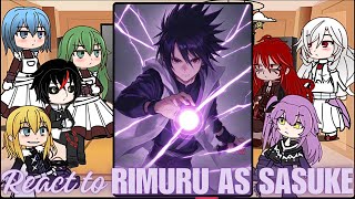 The seven primordial demons react to rimuru tempest as sasuke uchiha  naruto shippuden  Gacha life [upl. by Irra]