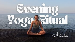 EVENING YOGA RITUAL  Wieczorna joga  MARY KATE [upl. by Rusert]