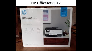 HP OfficeJet 8012 Unboxing und Produktvorstellung [upl. by Salohci693]