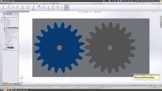 MSE100 Gear Mates in SolidWorks and designing incontext parts [upl. by Burroughs42]