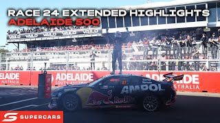 Race 24 Extended Highlights  VAILO Adelaide 500  2024 Repco Supercars Championship [upl. by Ilrebmik]