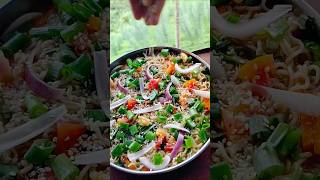 How to make eggs with noodles Omelette නූඩ්ල්ස් වලින් වෙනස් කෑමක් හදමු  shorts treehousekitchen [upl. by Arodnahs]