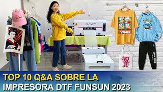 Top 10 QampA sobre la impresora DTF Funsun 2023 [upl. by Mcarthur732]