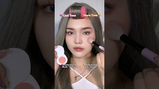 Kalian tim Cool Tone or Warm Tone 👀 somethinc cooltone warmtone makeuptutorial koreanmakeup [upl. by Gilus758]