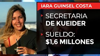 IARA GUINSEL COSTA EL ROL DE LA SECRETARIA DE KUEIDER EL SENADOR QUE LLEVABA MÁS DE USD 200000 [upl. by Oigroig]