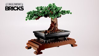 Lego Botanical Collection 10281 Bonsai Tree Speed Build [upl. by Atinev434]