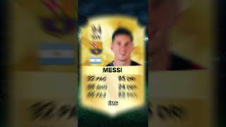 Messi FİFA card evolution barcelona football messi [upl. by Rennie]