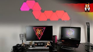 Nanoleaf Aurora und Rythm im Test  Smartes Licht für Zuhause Deutsch  German [upl. by Joletta946]