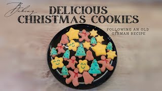 Baking delicious Christmas cookies following an old german recipe [upl. by Assirk]