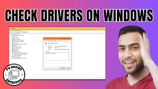 How to Check Drivers on Windows 10 [upl. by Yllac]