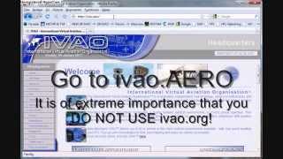 IVAO Tutorial Getting started in 4 minutes [upl. by Ramsdell]