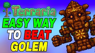 Terraria How To Beat amp Duke Golem Tutorial Boss Guide [upl. by Amsa962]