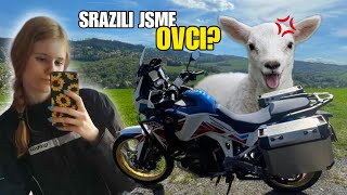 Motovlog  Honda Africa Twin Trenčínský hrad Archeoskanzen a Živá voda Modrá [upl. by Ellebanna295]