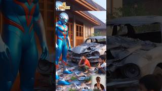 Ultraman mainannya rusak💥 marvel avengers ultraman [upl. by Haduhey]