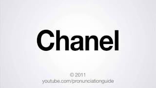 How to Pronounce Chanel [upl. by Reynold]