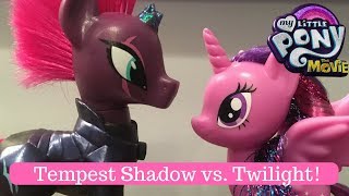 My Little Pony the MOVIE Tempest Shadow and Twilight Sparkle Friendship Foes Set Review [upl. by Huan]