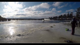 Pickerel Lake 2020 Sleds Skimming Water [upl. by Burkhard]