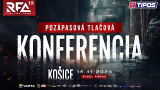 Pozápasová tlačová konferencia  RFA 19 Košice [upl. by Christan847]