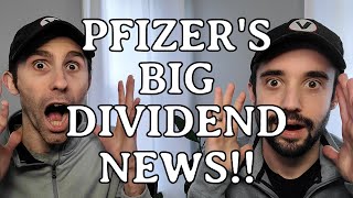 Pfizer Dropped HUGE Dividend News  4 Yield amp 10 Years Dividend Growth  Dividend Investing [upl. by Ygiaf]