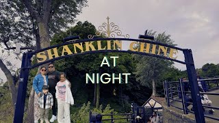 Shanklin Chine at Night  Isle of Wight  Waterfall and Gardens [upl. by Kipton]