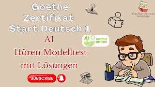 Goethe Zertifikat A1 Listening Practice  Sample Questions amp Answers  Start Deutsch German Exam [upl. by Osmo]